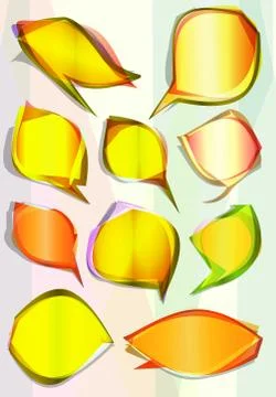 Bubbles for speech. 스톡 일러스트