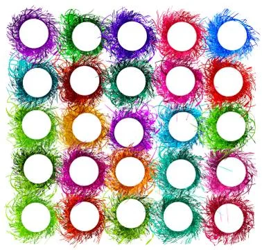 Bubbles for speech (Without a transparency). EPS 8 Stock Illustration