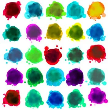 Bubbles for speech (Without a transparency). EPS 8 Stock Illustration
