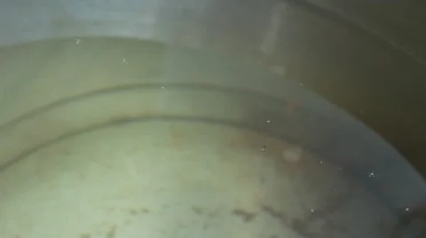 Bubbles on the surface of the water Stock Footage 11121774