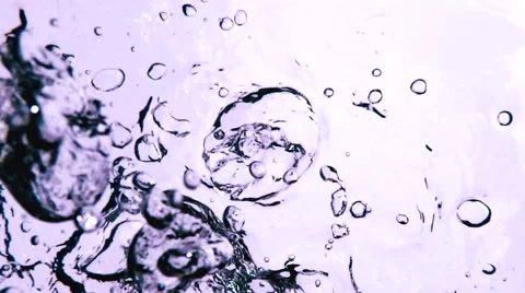 Bubbles Surfacing Against a Blue Sky From an Underwater Perspective. Stock Footage 51167408