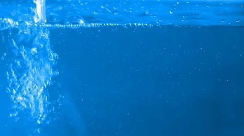 Bubbles under water Stock Footage 21858036