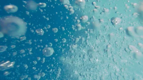Bubbles under water Video stock 27482580