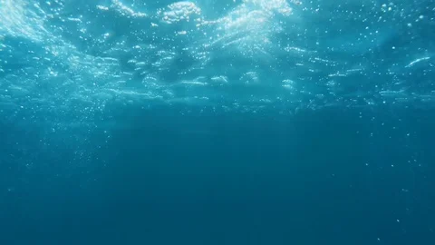 Bubbles under water Stock Footage 92662169