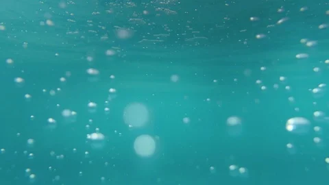 Bubbles under water Stock Footage 92846262