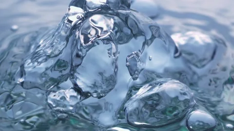 Bubbles under water in slow motion Video stock 165457106