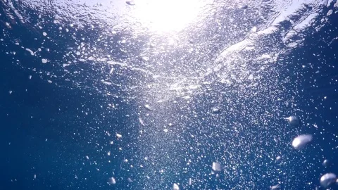 Bubbles undersea Video stock 72279508