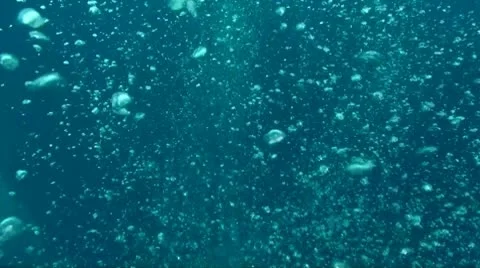 Bubbles underwater Vídeo Stock 8982799