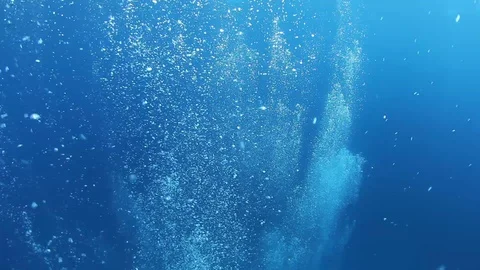 Bubbles underwater Vídeo Stock 103681880