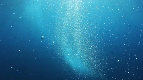 Bubbles underwater Stock Footage 103839994