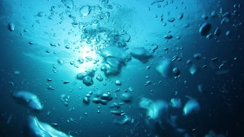 Bubbles underwater Video stock 127209317