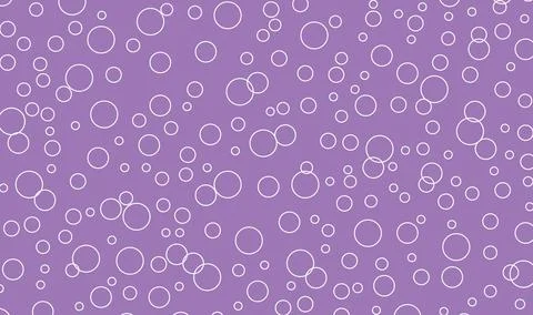 Bubbles vector seamless pattern with flat line icons. white color soap text.. 스톡 일러스트