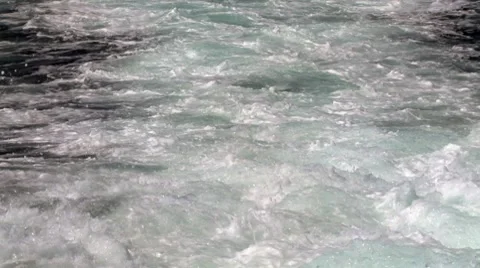 Bubbles in the wake Stock Footage 8669337