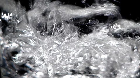 Bubbles in water 02 Stock Footage 8687874