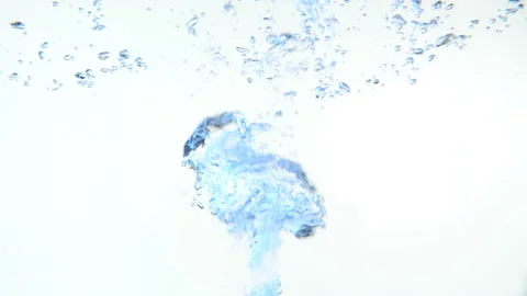 Bubbles in water 1  Video stock 134203904