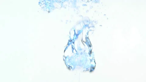 Bubbles in water 4  Stock-Footage 134204952