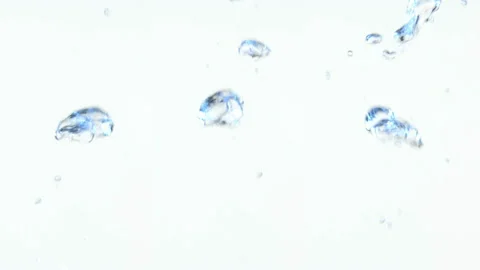 Bubbles in water 7  Stock Footage 134206514
