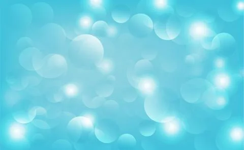 Bubbles, water Bokeh abstract background vector texture Stock Illustration