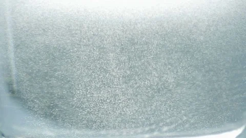 Bubbles in a water close-up Stock Footage 76657315