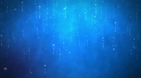 Bubbles in water Stock Footage 34391177