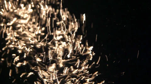 Bubbles in water Stock Footage 35878928