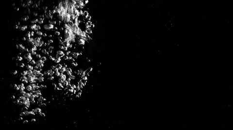 Bubbles in water Stock Footage 46721476