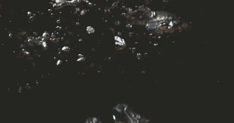 Bubbles in the water Stock Footage 128196222