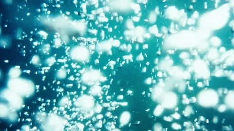 Bubbles  in the water Stock Footage 241558156