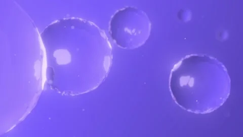 Bubbles in water Video stock 260711829