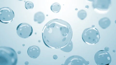 Bubbles in water Stock Footage 274483480