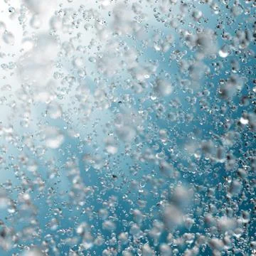 Bubbles in the water Stock Illustration