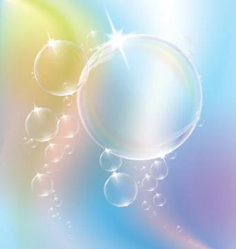 Bubbles water Stock Illustration