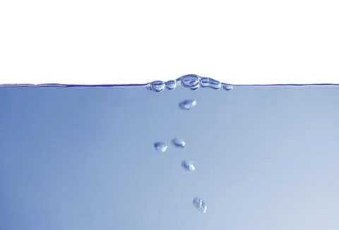 Bubbles in a water Foto stock