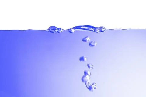 Bubbles in a water Foto stock