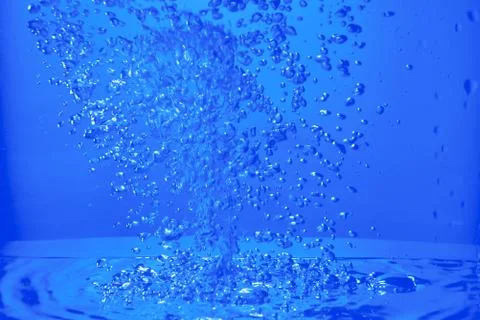 Bubbles in a water Foto stock
