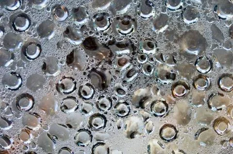 Bubbles of water Stock Photos