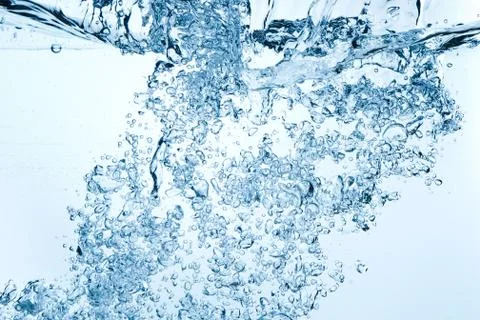 Bubbles in water Stock Photos
