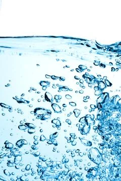 Bubbles in water Stock Photos