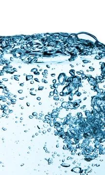 Bubbles in water Stock Photos