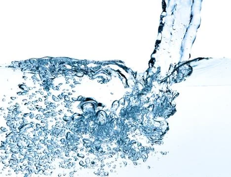 Bubbles in water Stock Photos