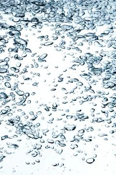 Bubbles in water Stock Photos