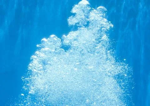 Bubbles in water Stock Photos