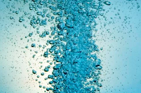 Bubbles in a water Foto stock