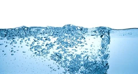 Bubbles in water Stock Photos