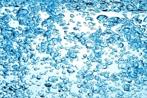 Bubbles in water Stock Photos