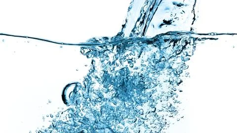 Bubbles in water Stock Photos