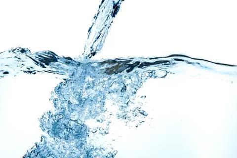 Bubbles in water Foto stock