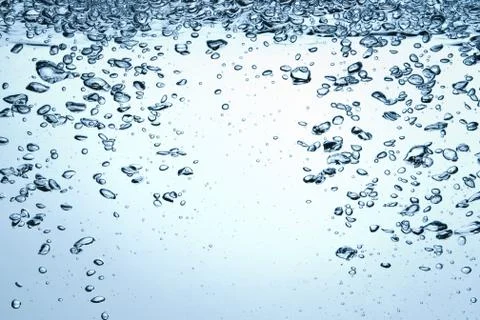 Bubbles in water Stock Photos