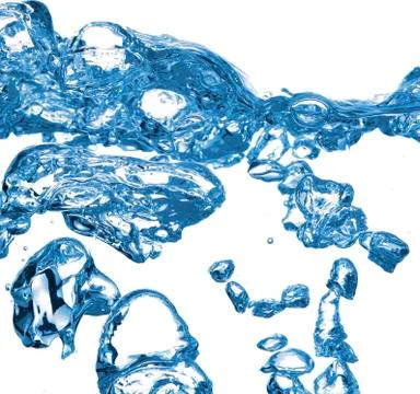 Bubbles in water Foto stock