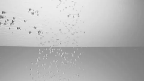 Bubbles in the water in slowmo Stock Footage 152738130
